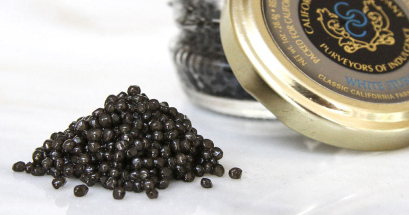 Smoked Sturgeon Salad with Apple Alaw & Caviar Vinaigrette – California Caviar Company