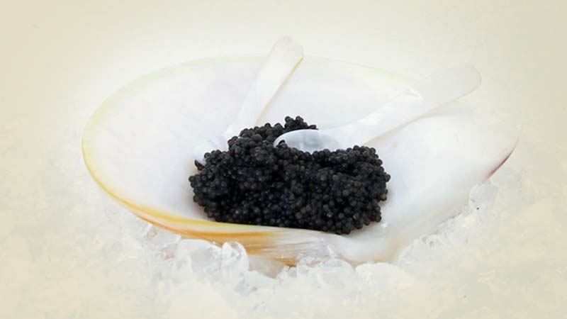 Mother of Pearl Caviar Plate