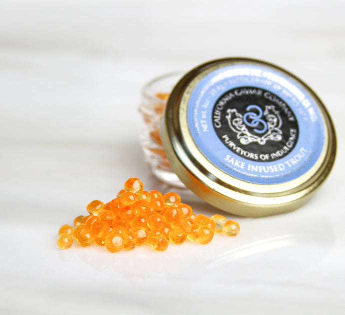 Sake Infused Trout Roe - Sake Infused Trout Roe is perfect for adding another level of color and texture to your dishes.