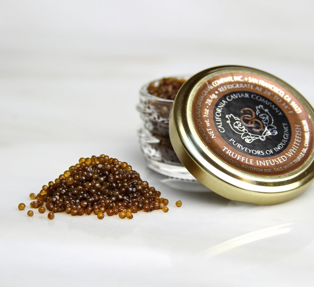 Fresh White Fish Roe Truffle Infused Whitefish Roe – California Caviar Company