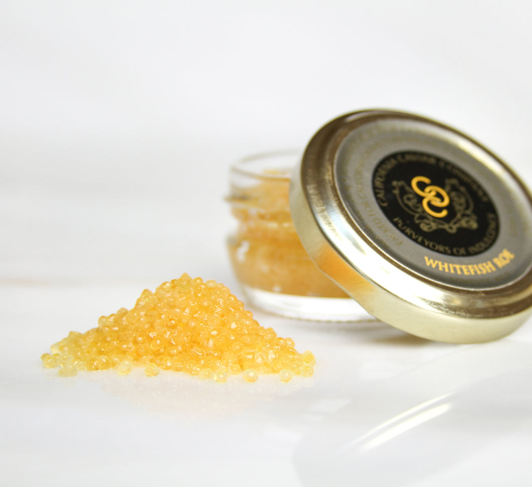 Fresh White Fish Roe Whitefish Roe – California Caviar Company